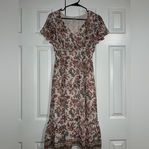 Max Studio Midi Floral Dress